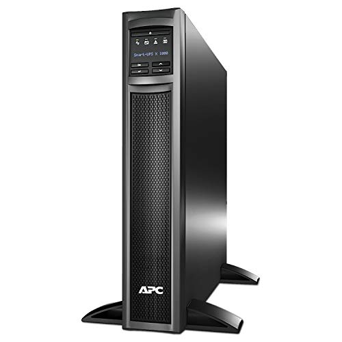 APC Network UPS, 1000VA Smart-UPS Sine Wave UPS with Extended Run Option, SMX1000C, Tower/2U Rackmount Convertible, Line-Interactive, 120V