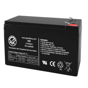 AJC Battery Compatible with APC Back-UPS Back-UPS 650 BE650MC 12V 8Ah UPS Battery