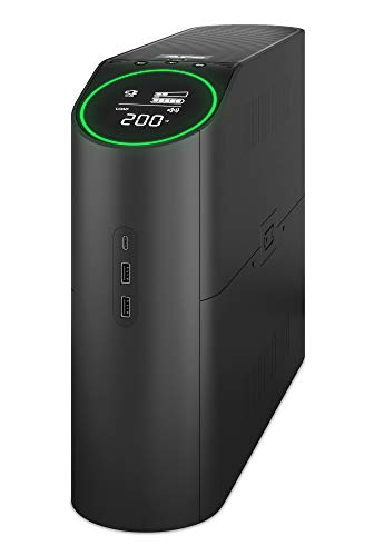 APC Back-UPS Pro Gaming UPS, 1500VA Sinewave Battery Backup with USB Charging Ports & AVR, BGM1500B-US