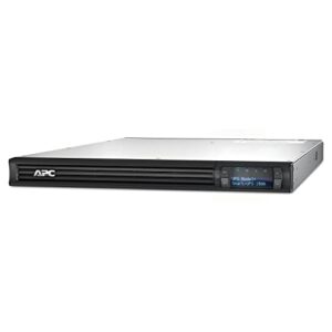 apc 1500va smart ups with smartconnect, 1u rack mount ups, smt1500rm1uc sinewave battery backup, avr, 120v, line interactive uninterruptible power supply