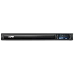 APC 1500VA Smart UPS with SmartConnect, 1U Rack Mount UPS, SMT1500RM1UC Sinewave Battery Backup, AVR, 120V, Line Interactive Uninterruptible Power Supply