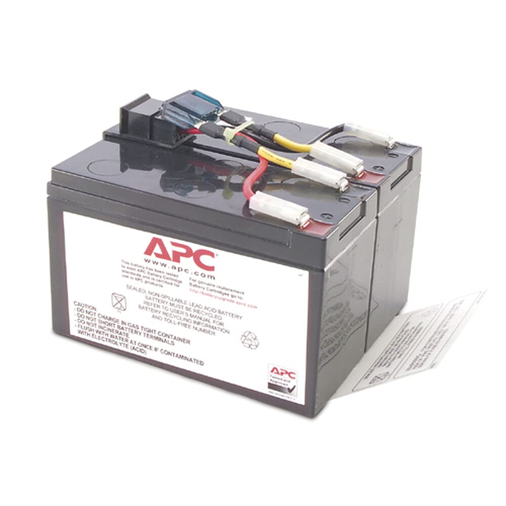 APC UPS Battery Replacement, RBC48, for APC Smart-UPS SMT750, SMT750US, SUA750 and select others