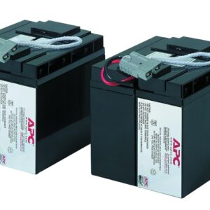 APC UPS Battery Replacement, RBC55, for APC Smart-UPS Models SMT2200, SMT3000, SMT2200C, SMT200US, SMT3000C, SUA2200, SUA3000, and select others