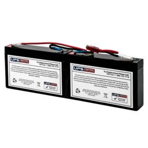 upsbatterycenter apc smart ups 450 rack mount 1u sc450rm1u compatible battery pack replacement