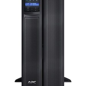 APC Network UPS, 3000VA Smart-UPS Sine Wave, Short Depth UPS with Extended Run Option, SMX3000LVNC, Network Management Card, Tower/4U Rack Convertible, Line-Interactive, 120V black