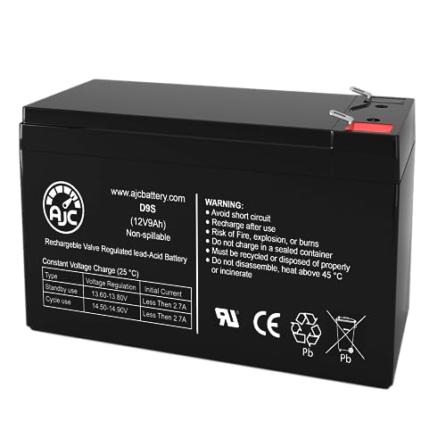 AJC Battery Compatible with APC Back-UPS 700 BR700G 12V 9Ah UPS Battery