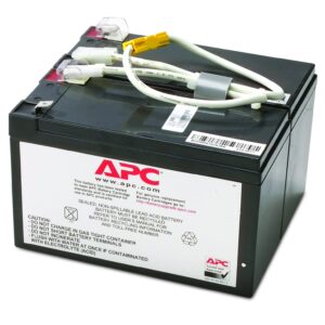 APC UPS Battery Replacement, RBC5, for APC Smart-UPS Models SU700, SU700BX120, SU700NET and select others BLACK