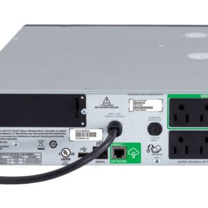 APC 1500VA Smart UPS with SmartConnect, SMT1500RM2UC Rack Mount UPS Battery Backup, Sinewave, AVR, 120V, Line Interactive Uninterruptible Power Supply (Renewed)