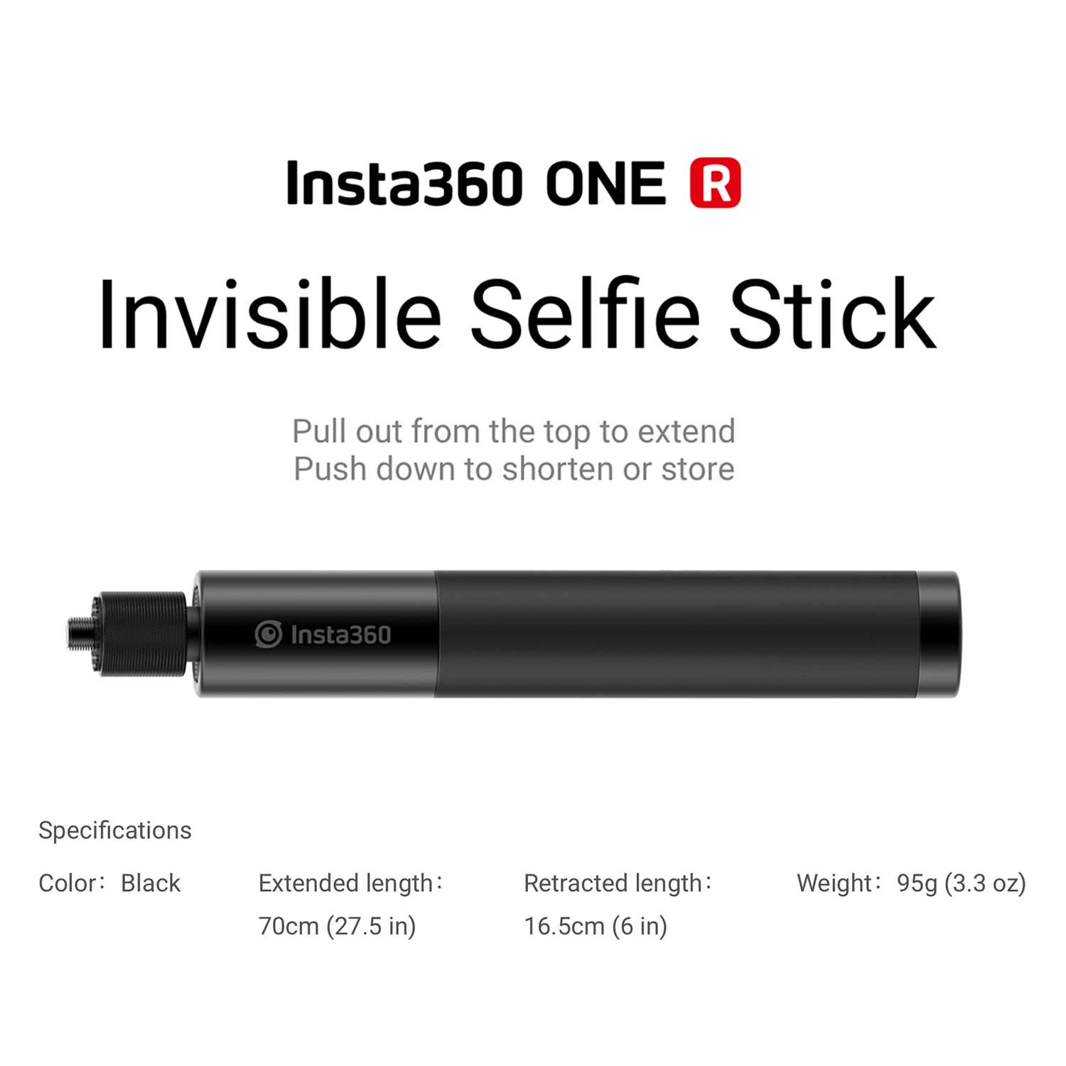 Insta360 Motorcycle Bundle with Invisible Selfie Stick- Complete Mounting Kit for Insta360 X4/X3/X2/X Cameras | Compatible with Insta360 GO 3/3S/GO2/ONE R/RS, EVO and GoPro 12/11/10/9/MAX (2 Items)