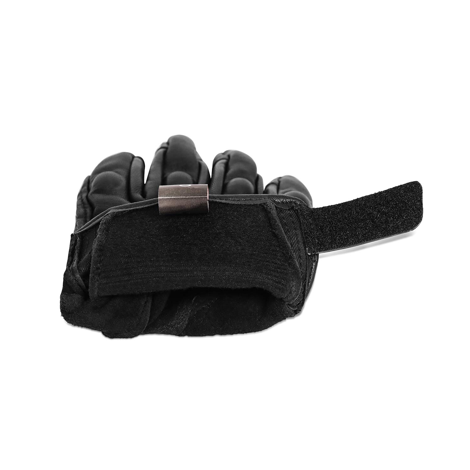 Superbike Full finger Goat Skin Leather Touchscreen Motorcycle Gloves Non-Perforated, M