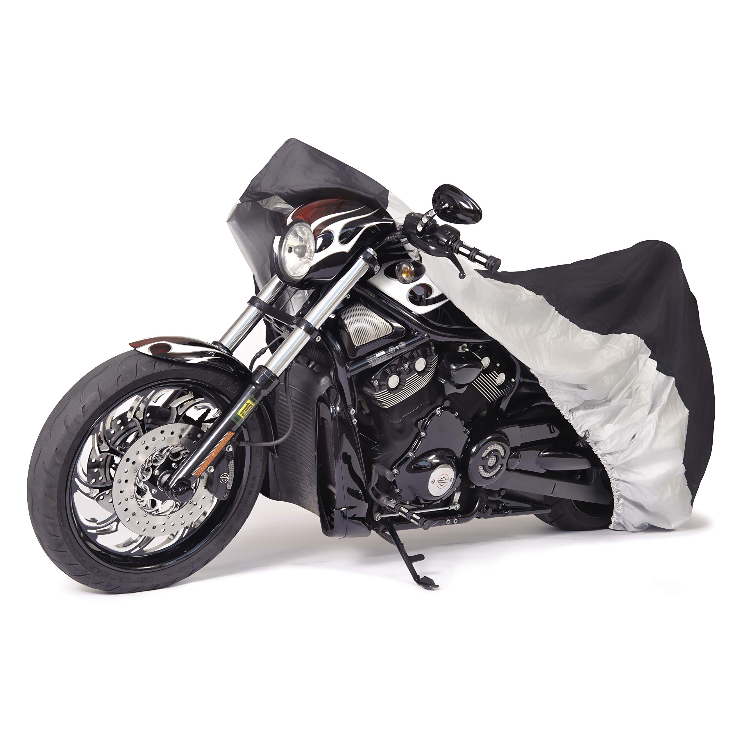 Budge Sportsman Motorcycle Cover, Black, Waterproof, Universal Fit, Fits up to 96", Model: MC-7