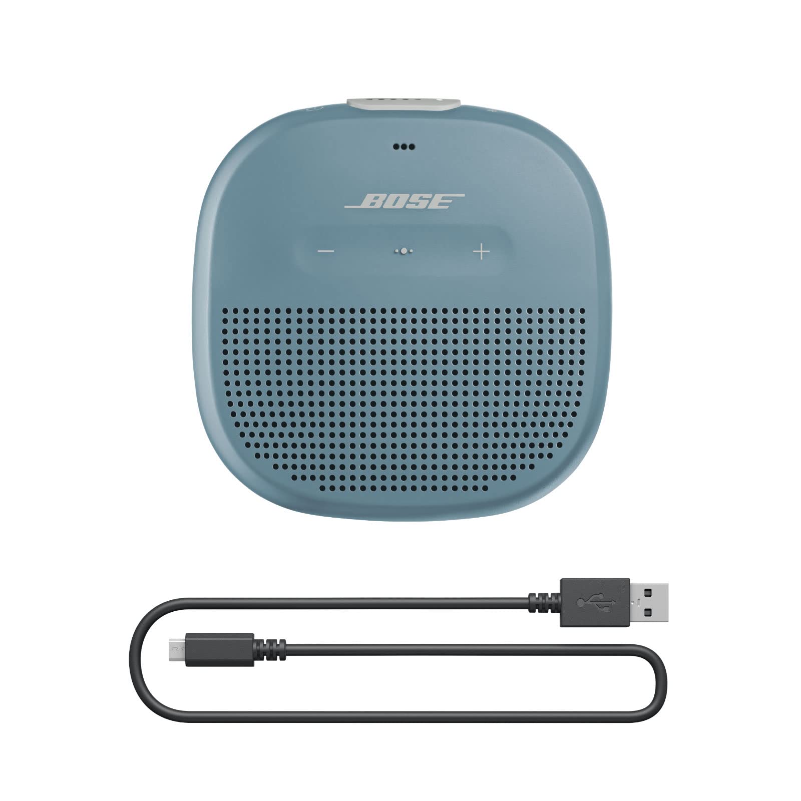 Bose SoundLink Micro Bluetooth Waterproof Speaker with Microphone - Stone Blue (Renewed)