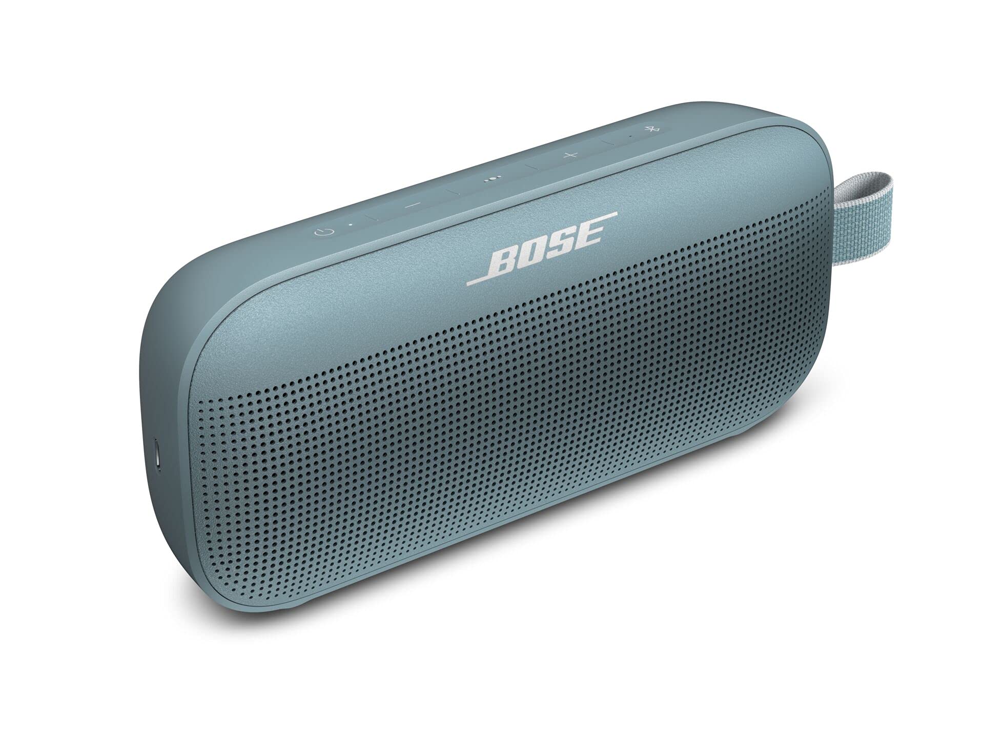 Bose SoundLink Flex Portable Bluetooth Waterproof Dustproof Speaker - Stone Blue (Renewed)