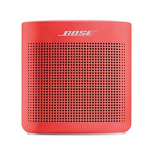 Bose SoundLink Color II: Portable Bluetooth, Wireless Speaker with Microphone- Coral Red