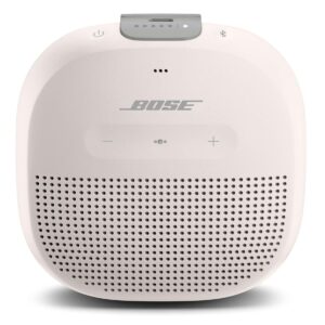 bose soundlink micro portable waterproof bluetooth speaker - white smoke (renewed)