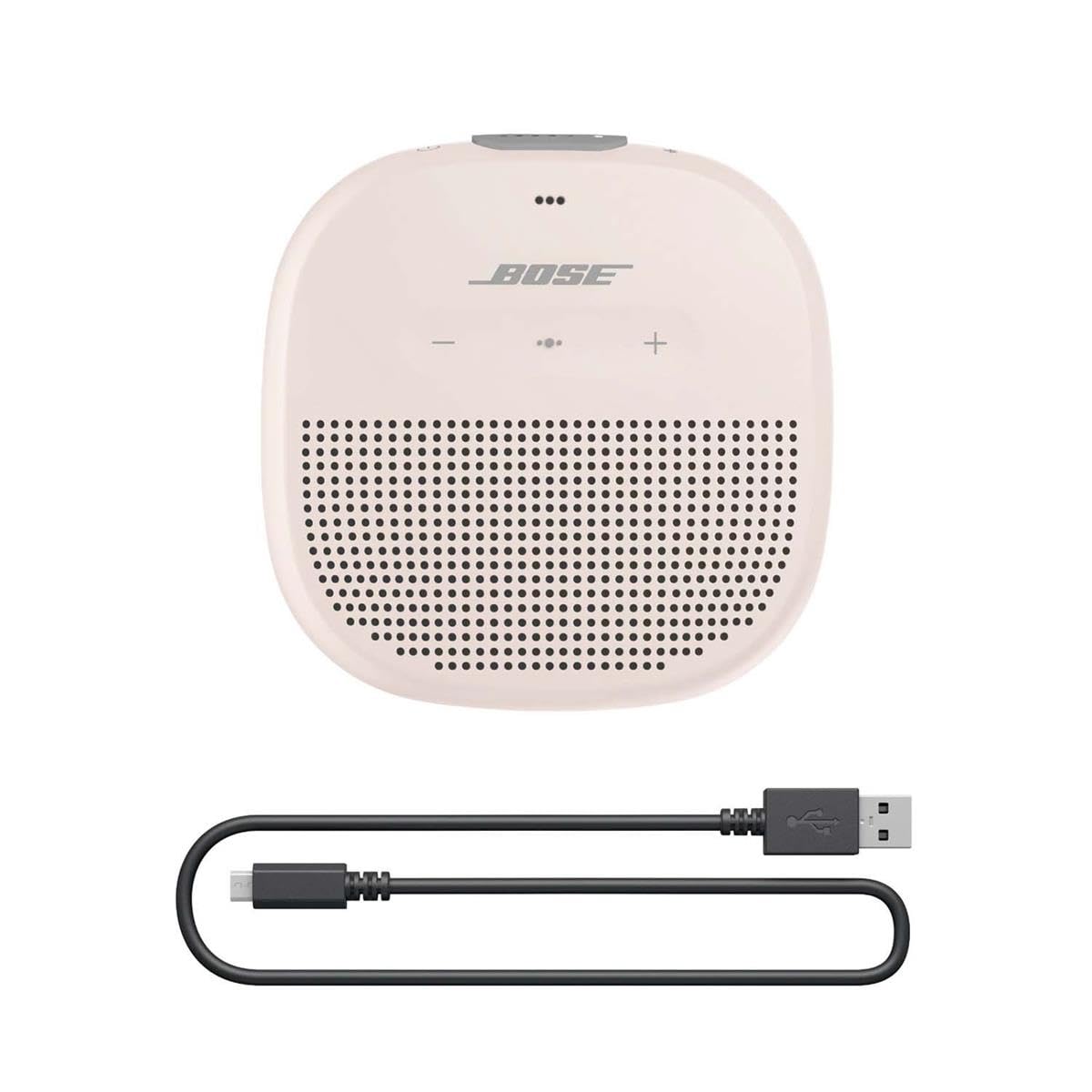 Bose SoundLink Micro Portable Waterproof Bluetooth Speaker - White Smoke (Renewed)