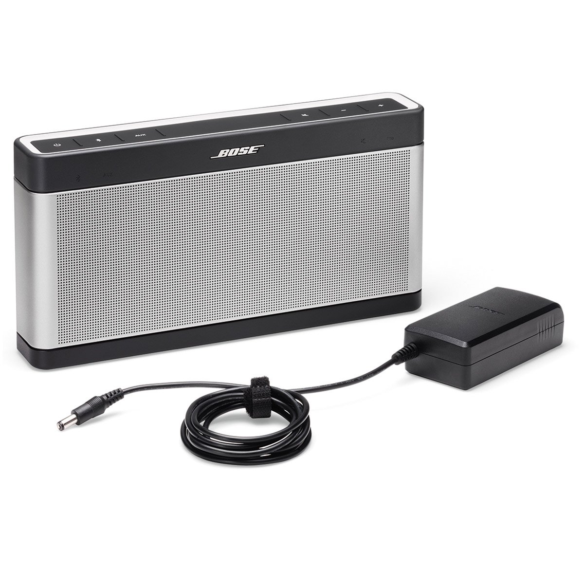 Bose SoundLink III Bluetooth Speaker with Soft Cover Bundle (Gray)