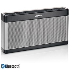 Bose SoundLink III Bluetooth Speaker with Soft Cover Bundle (Gray)