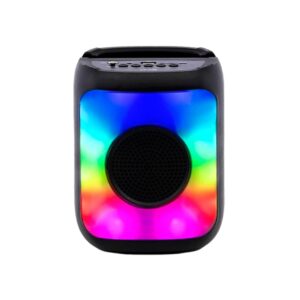 Portable Wireless Bluetooth Speaker Waterproof Speakers Loud Stereo with Mixed Colored LED Lights Mode for Home Theater,Party,Outdoor,Gym,Gaming,TV...