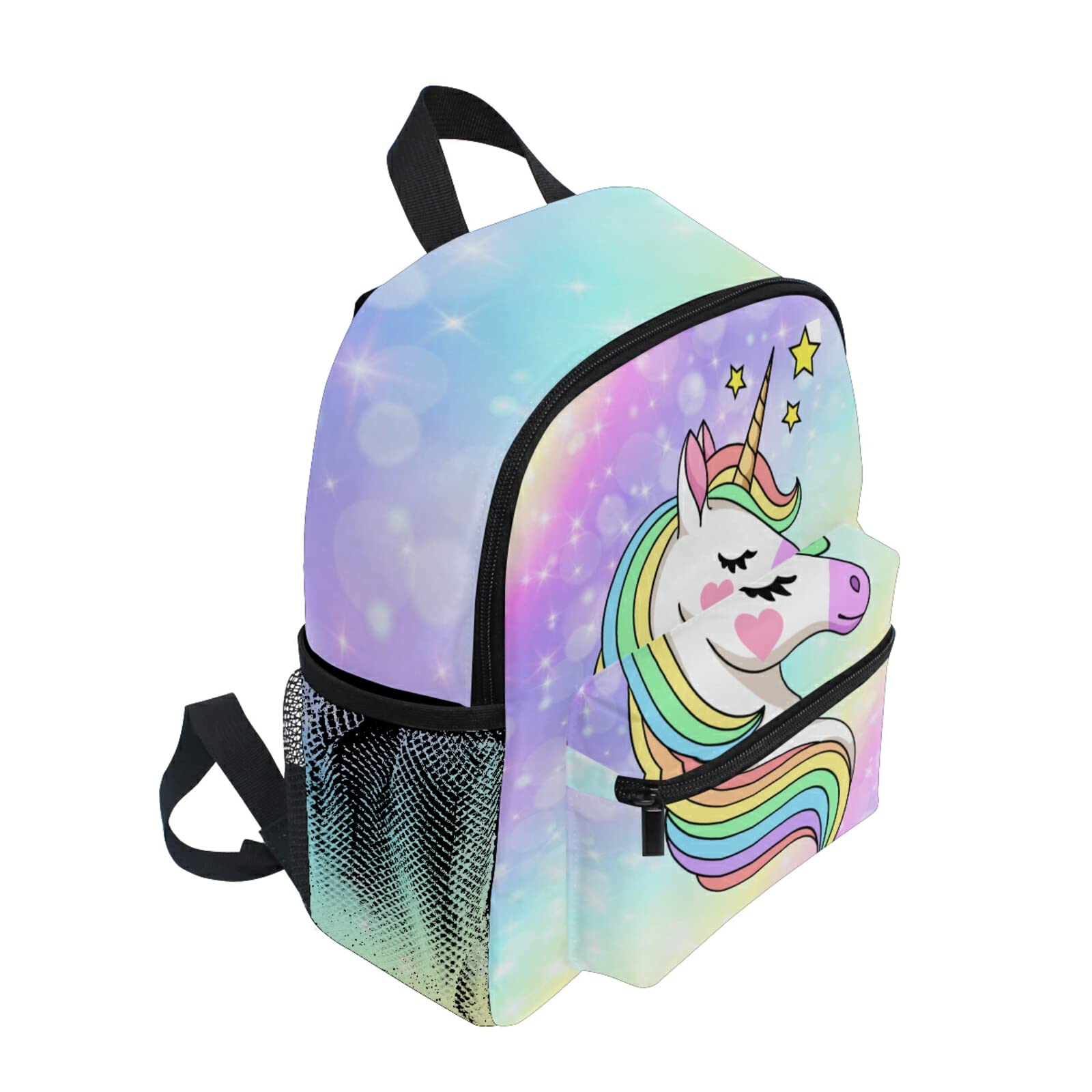 Backpack for Girls Boys Unicorn Galaxy Kindergarten Elementary School Bookbag Cute Book Bags