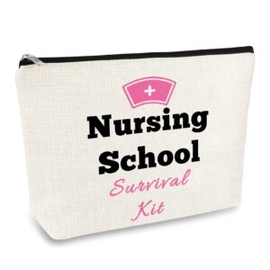 nursing school gifts cosmetic bag gift nurse gifts for women nurse makeup bag practitioner gift nurse appreciation gift nurses day birthday graduation gift for nurse nursing student makeup pouch