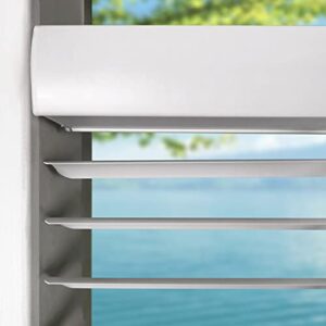 Calyx Interiors 1” Cordless Vinyl Mini Blinds, White, 22.5" W x 36" H, 04MV2224360