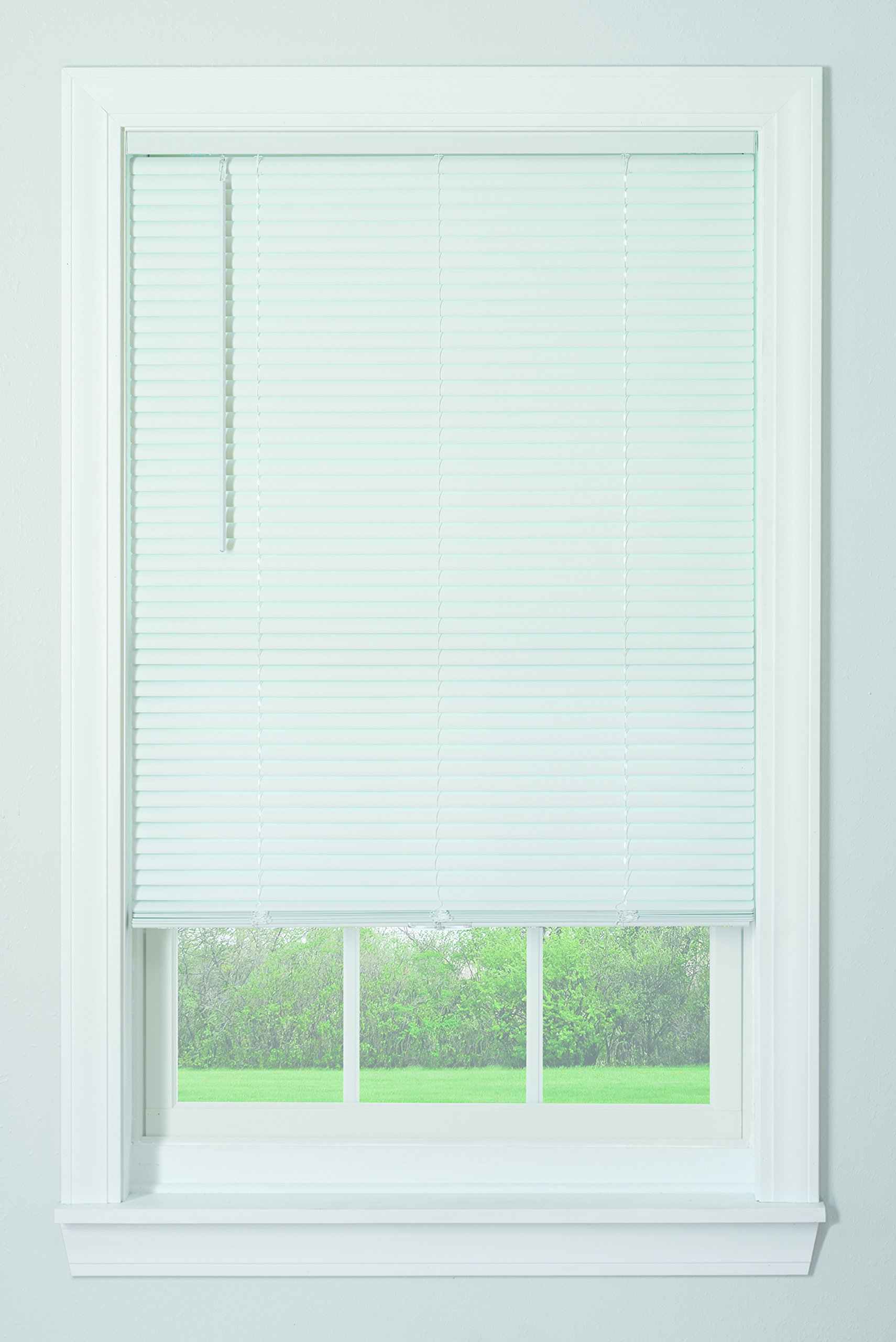 Bali Blinds - 044294 187900 1" Vinyl Cordless Blind, 35" x 64", White