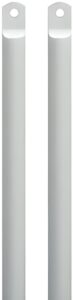 gma group new white blind wand/rod - high strength (30" long - 2 piece pack)