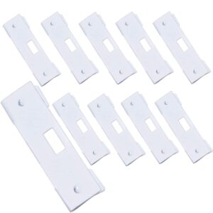 vertical blind repair vane savers 12pcs blind repair clip vertical blind repair tabs, window blinds replacement