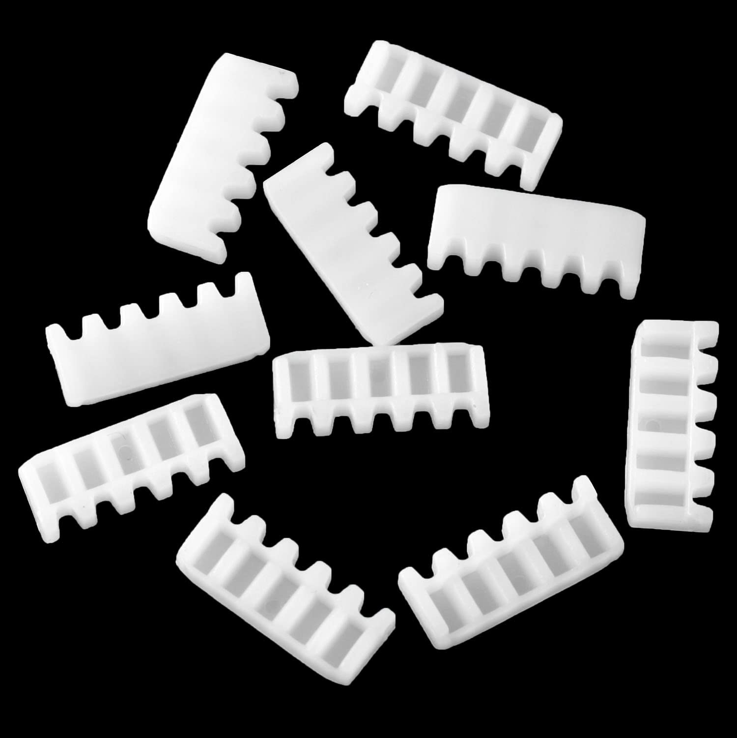 ZZLZX 10PCS Vertical Curtain Repair Gear, Gear Comb for Vertical Blind, Repairing Vertical Blinds Replacement Rods