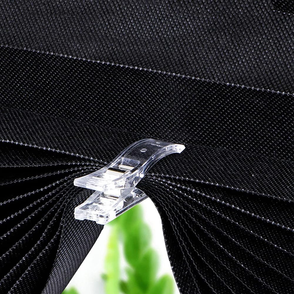 12 Clips for Pleated Paper Blinds Shades, Clear Plastic Blinds Clips for Window Temporary Window Blinds Shades Clips That Hold Curtains