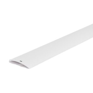 DALIX PVC Veritcal Blind Replacement Slats Curved Smooth White 82.5 x 3.5 (20-Pack)