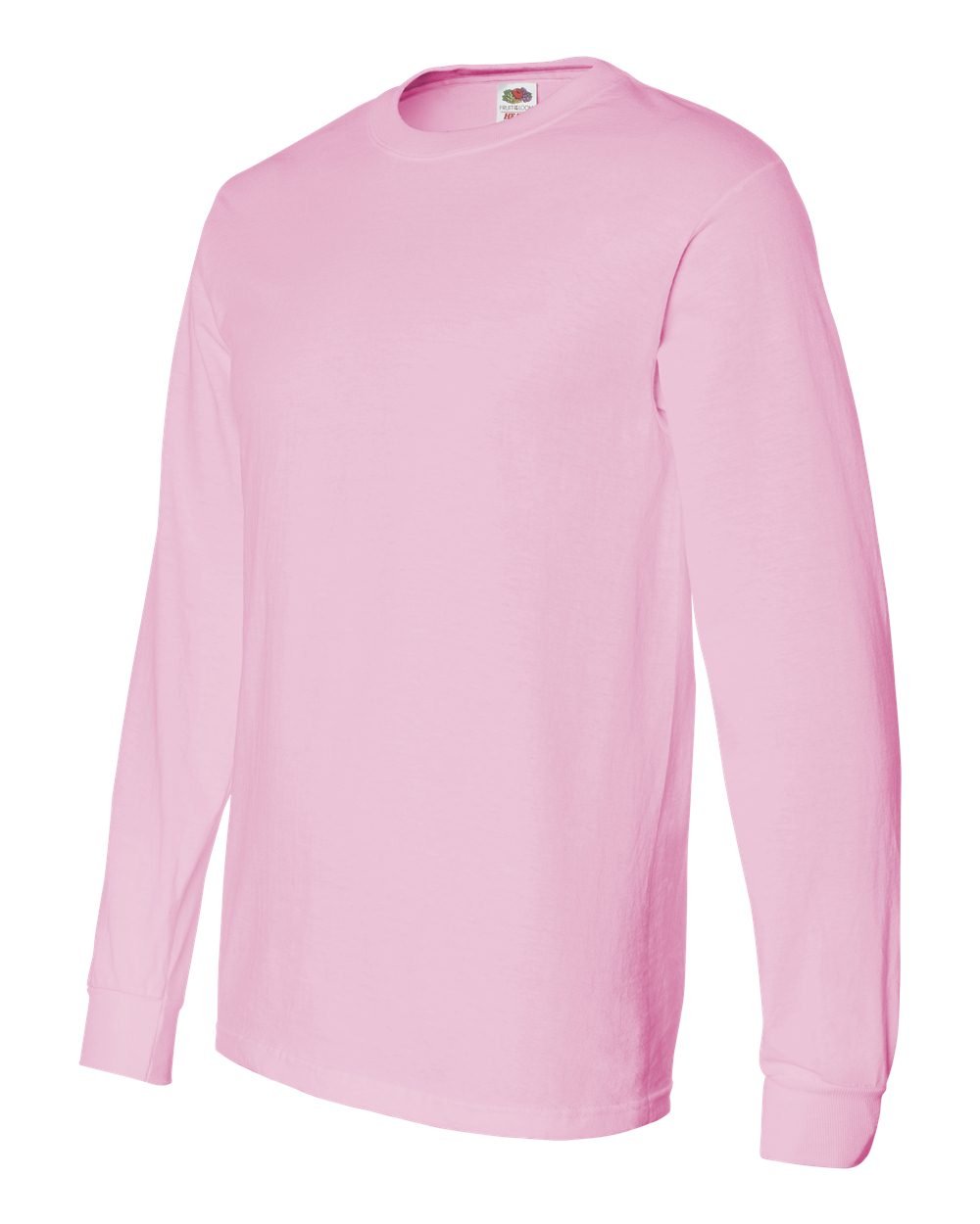 Fruit of the Loom Adult 5 oz. Long-Sleeve T-Shirt, Classic Pink, M