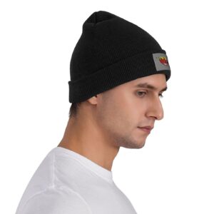 Lil Darkie Knit Hat Winter Summer Warm Skull Cap for Womens and Mens Beanie Hat Black