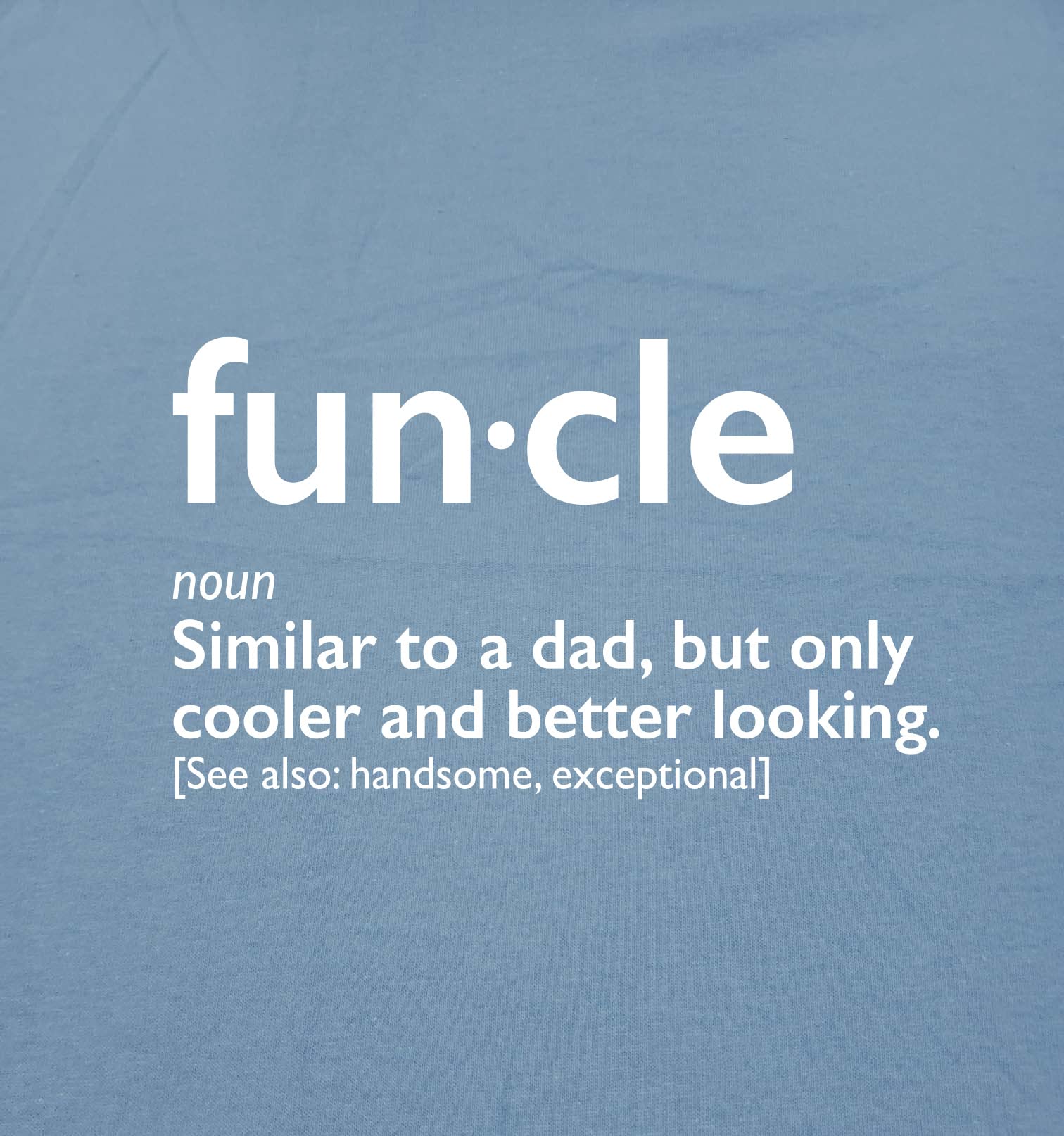 Funcle Gift for Uncle Graphic Novelty Funny T Shirt L Charcoal