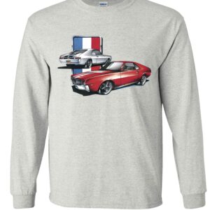 Fair Game American Motors Corporation Long Sleeve Shirt AMX am AMC Fan Shirts-Ash-XL