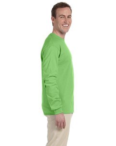 Fruit of the Loom mens 5 oz. HD Long-Sleeve T-Shirt, Kiwi, X-Large