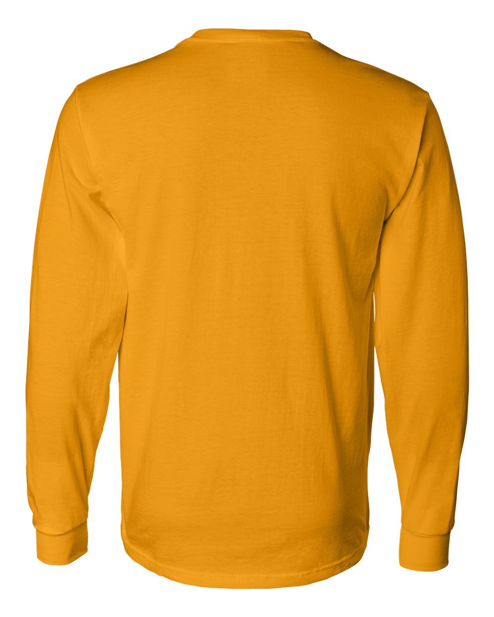 Fruit of the Loom Adult 5 oz. HD Cotton™ Long-Sleeve T-Shirt XL GOLD