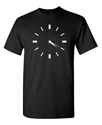 It's 4:20 Time Graphic Novelty Sarcastic Funny T Shirt 2XL Black