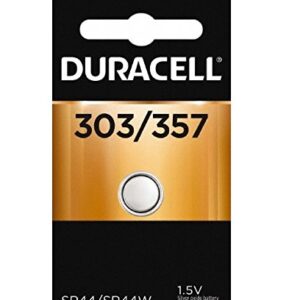 10 Duracell 357 303 A76 PX76 SR44W/SW LR44 AG13 Silver Oxide Battery