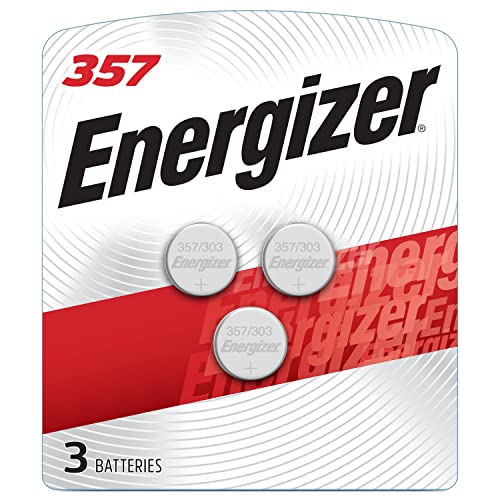 Energizer 357 Batteries, 357 Battery, 3 Count (Pack of 5)