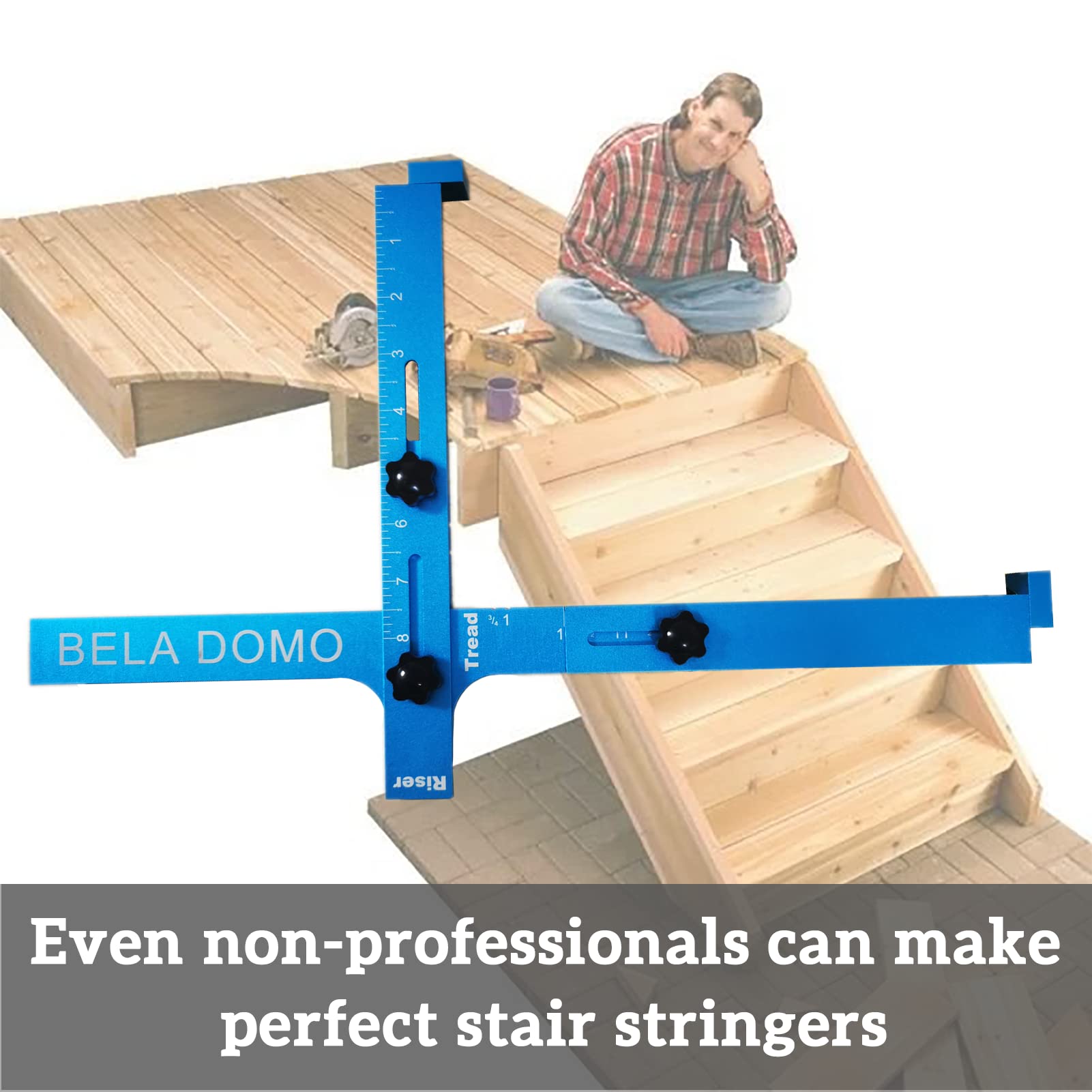 Stair Stringers Cutting Layout Tool