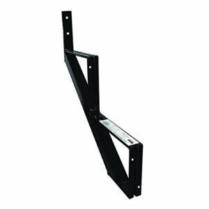 pylex 13902 riser 2 steps steel stair stringers, black