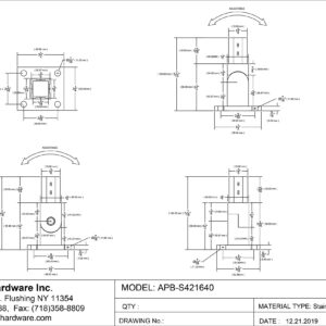 Stainless Steel Adjustable Stop Flange For Stairs Stringer Handrail Post Stainless Steel Systems (1-5/8" Square)