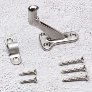 Triumph Hardware,3 Pack,3" Heavy Duty Handrail Bracket Brushed Nickel,stair railing bracket