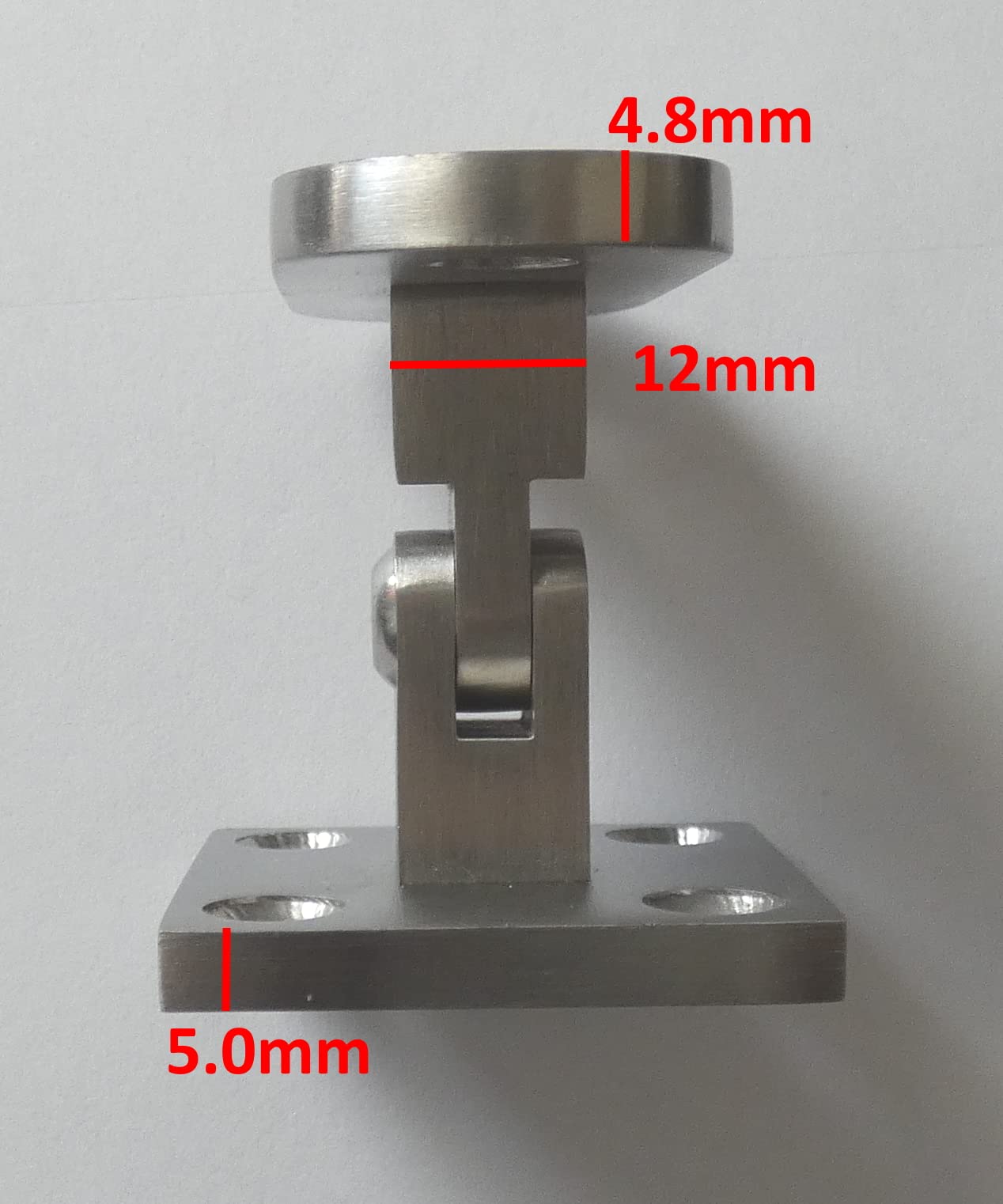 Stainless Steel Handrail Bracket - Adjustable