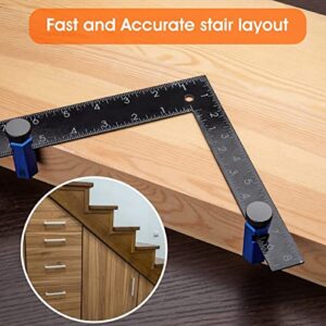 Stair Gauge Knob, Accurate Stringer Layout Tool Small Tall Stair Gauge Stable Prevent Slip for Framing Square