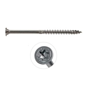 simpson strong-tie sdws271000ss-rp1-10" x .276 structural timber screw 316ss 1ct