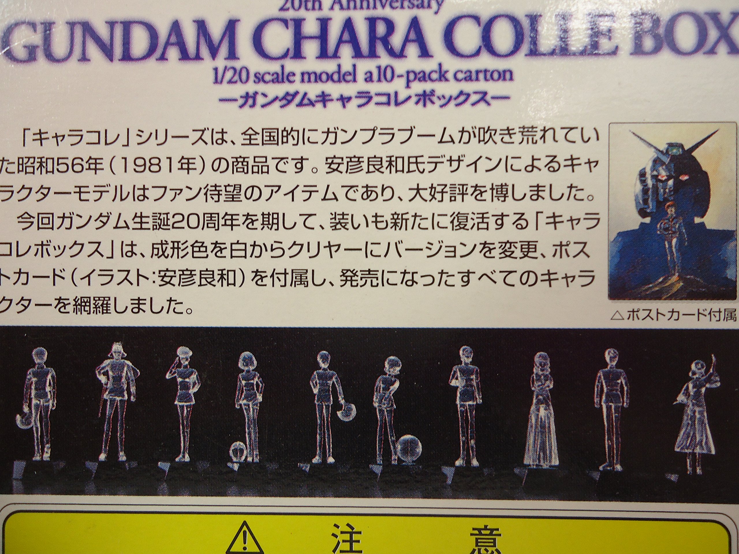 Gundam 20th Anniversary 1/20th Scale Character Model (10 Pack) by Bandai