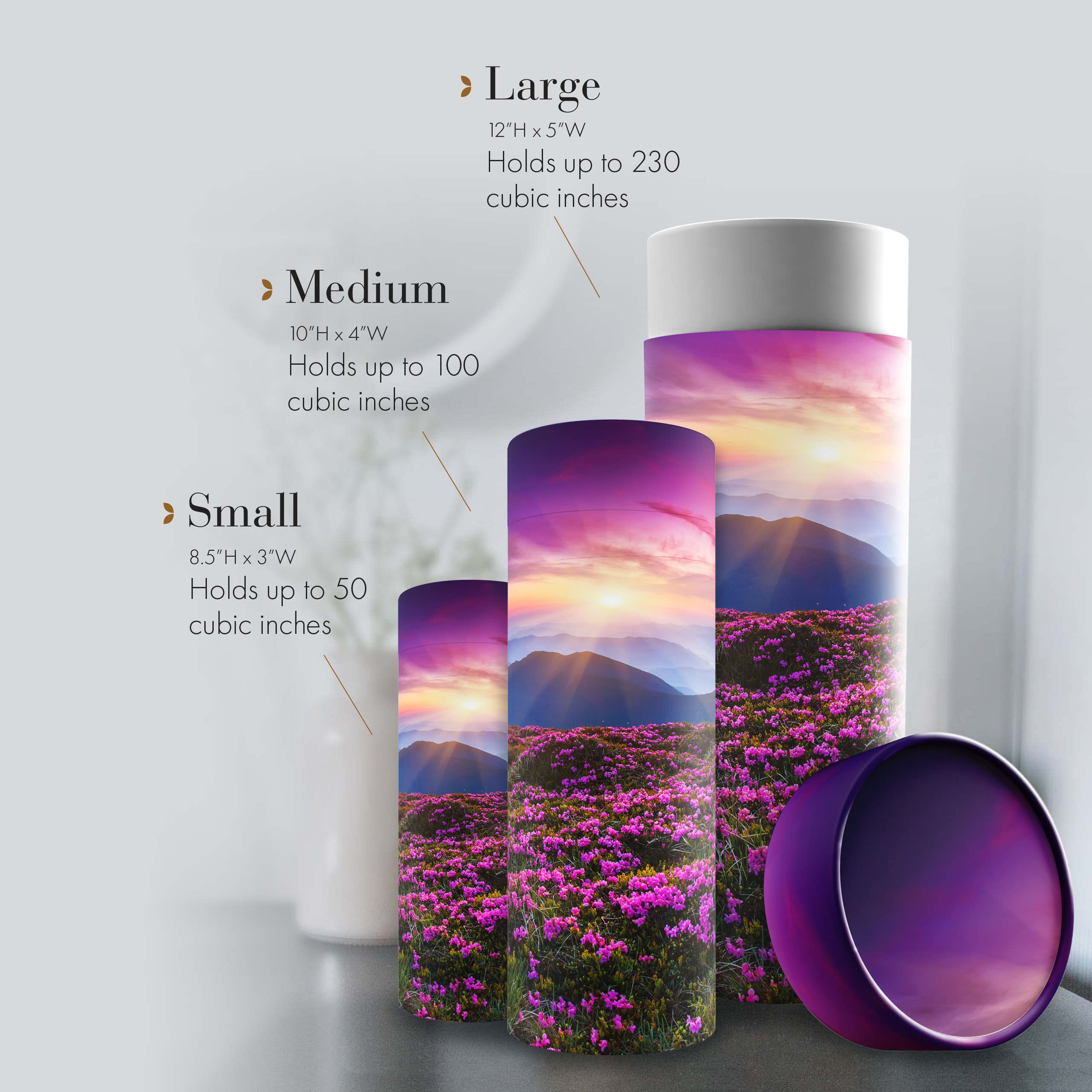 Scattering Urns for Human Ashes Adult - Eco Friendly Biodegradable Urns for Human Ashes - Cremation Urns for Adult Ashes - Scattering Tube - Biodegradable Urns for Human Ashes